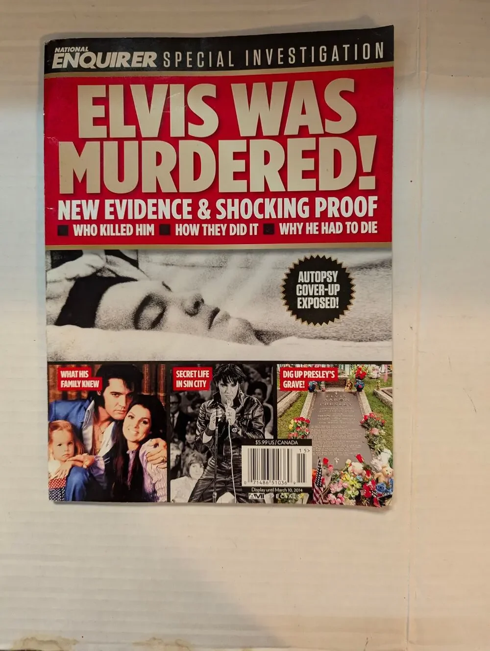 National Enquirer Elvis Presley Special Investigation Murder Evidence Magazine